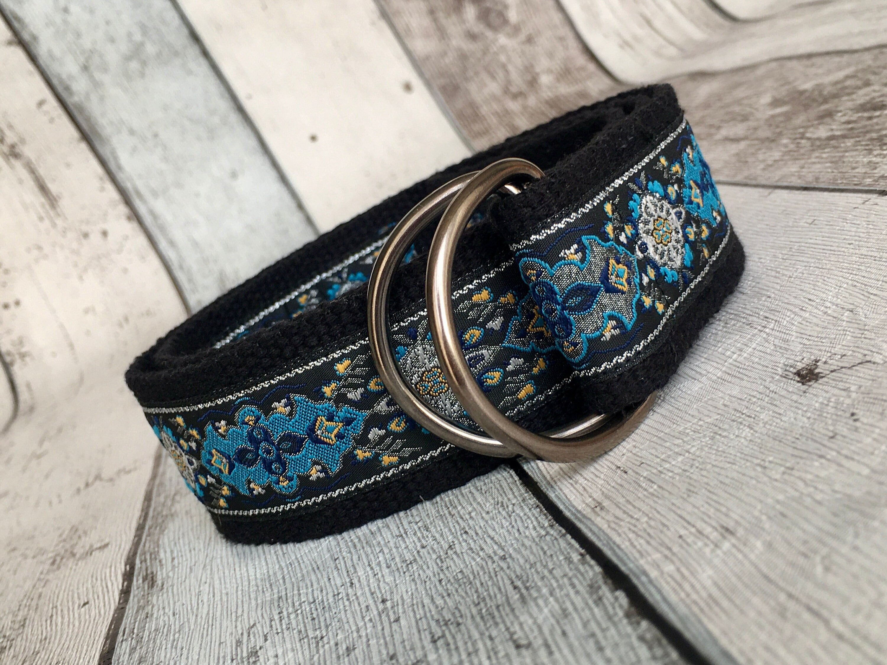 Elegant Black Embroidered Waist Belt B5 Black Embroidered Belt - Etsy main image 2