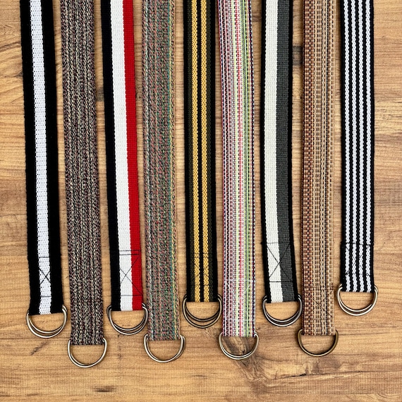 Women and Men D Ring Canvas Belt,1.5 display picture 1