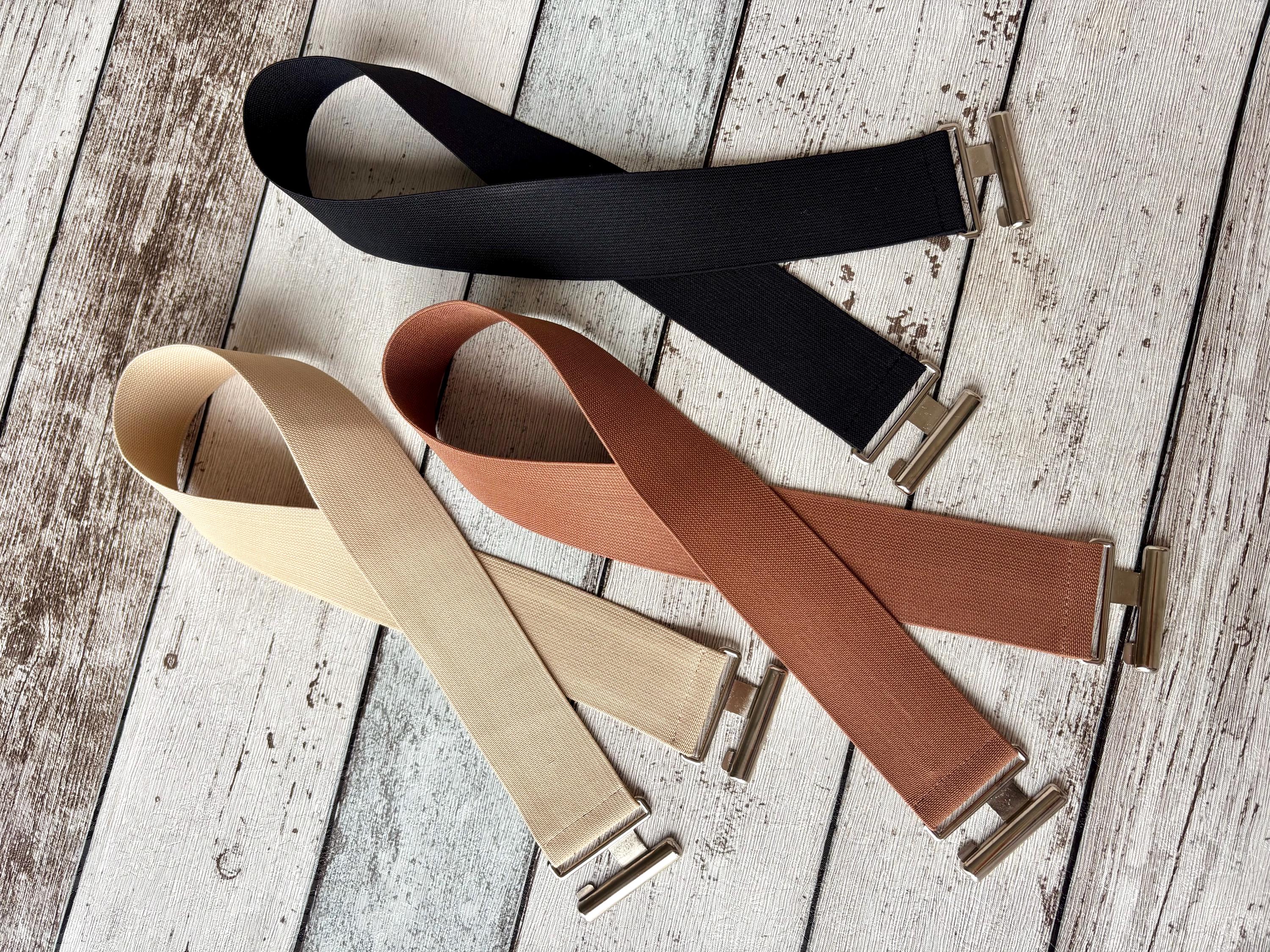 Black Stretch Belt - Etsy