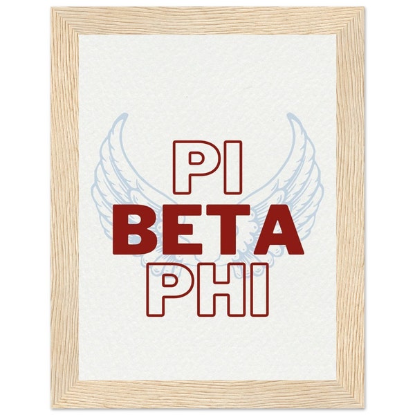 Pi Beta Phi Framed Poster