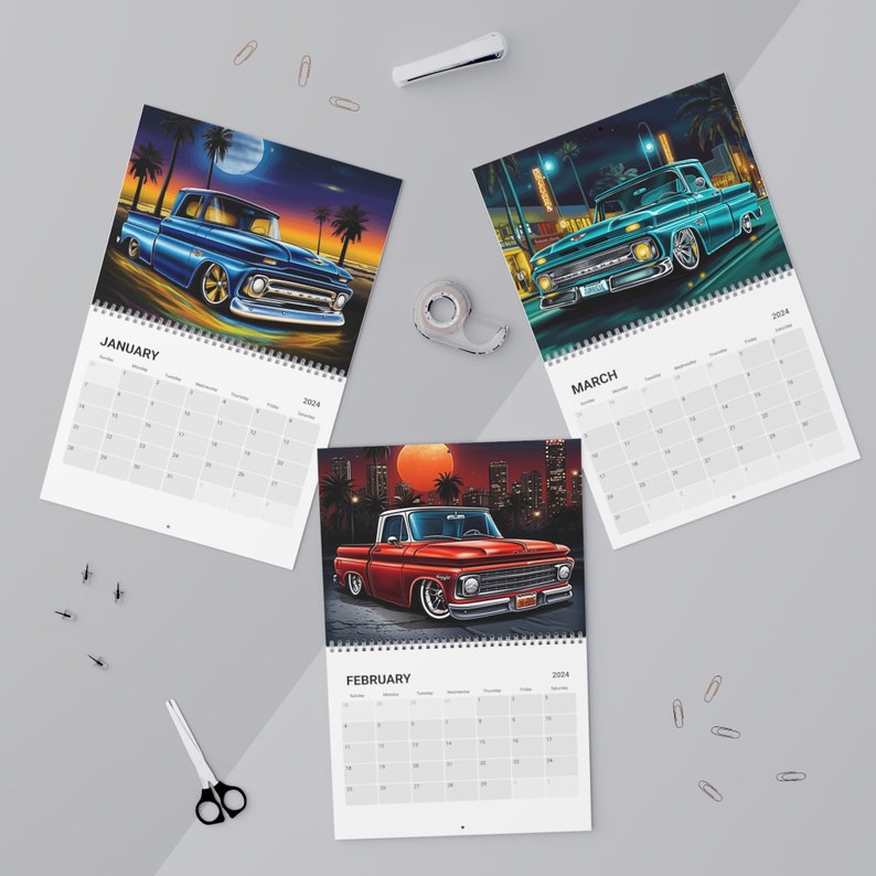Lowrider Art Chevrolet C10 Pickup Truck Chevy Low Rider Artwork 2024