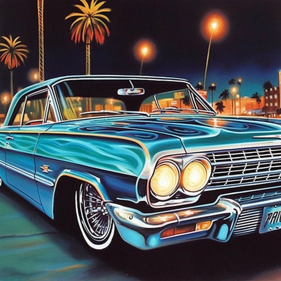 Low Rider Paint Drawing 1963 Low Rider Truck Drawings
