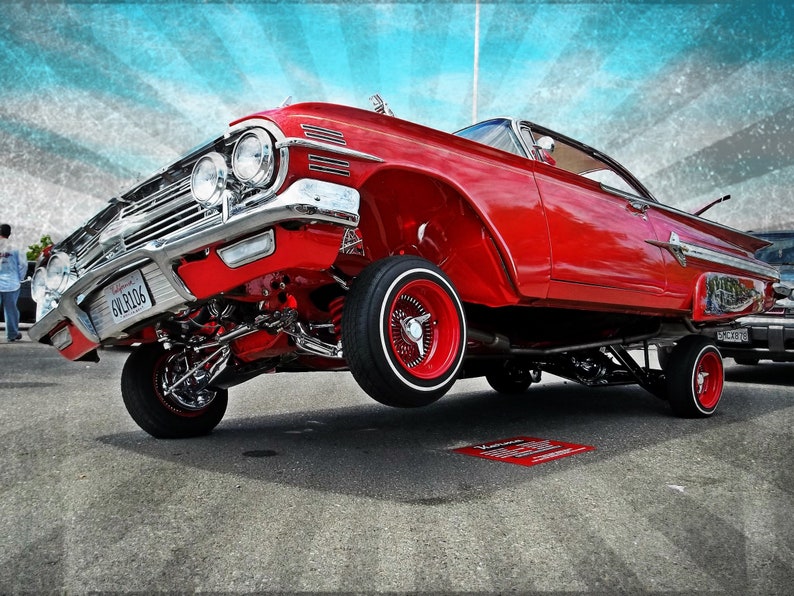 1960 Chevrolet Impala Lowrider With Low Rider Car Hydraulics Etsy