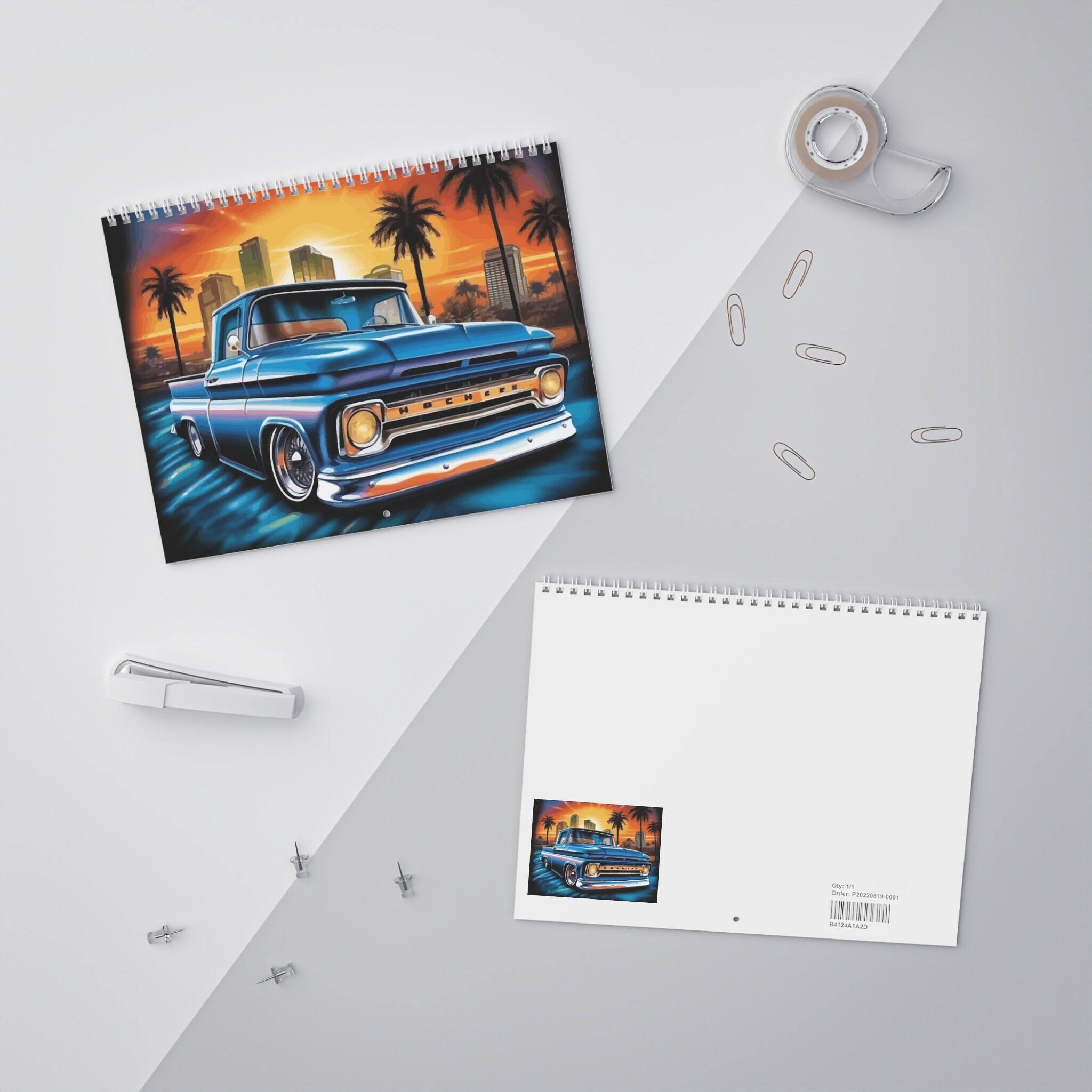 Lowrider Art Chevrolet C10 Pickup Truck Chevy Low Rider Artwork 2024