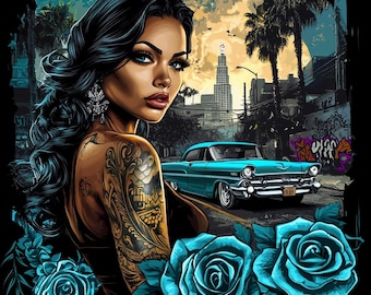 CD☆LAURIE／ローリー／CHICA CUBANA／チカ・クバーナ／希少 Lowrider Art Low Rider Chicana Girl Latina Girls Chola Chevy Bel