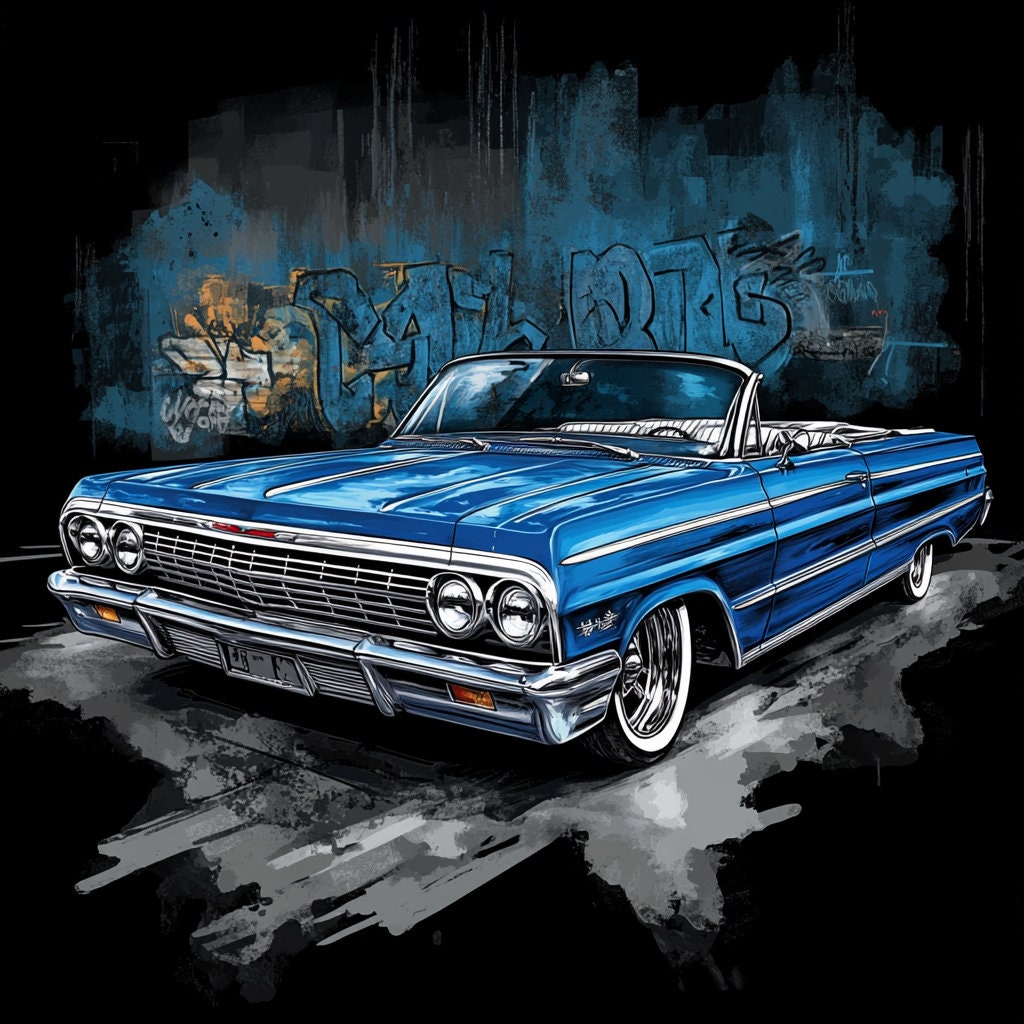 CHEVROLET Impala63 coupe A3Poster CHEVROLET Impala63 coupe