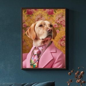 Dog Portrait 10 High Quality PNG Funny Pet Art Dog Print Printable Art Digital Print Dog Commercial Art Funny Animals Art Pet Portrait