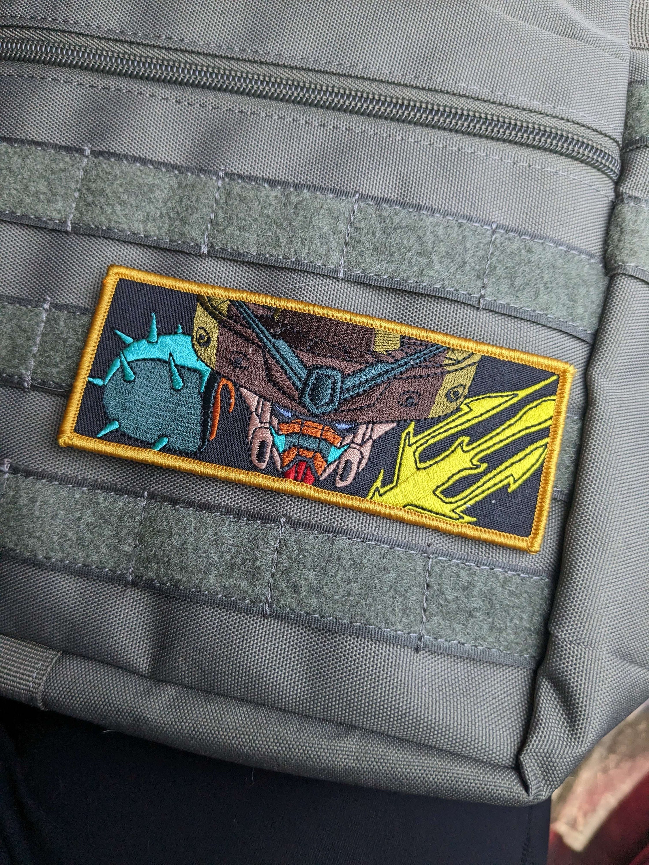 Tequila Gundam Embroidered Velcro Patch Etsy