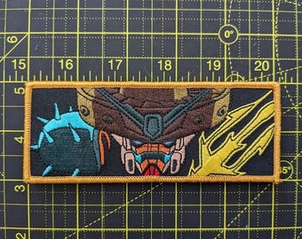 Toppa ricamata con gancio posteriore "Tequila Gundam"