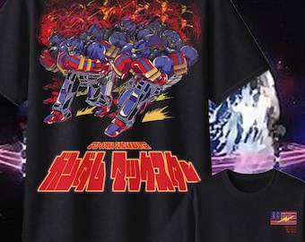Gundam Maxter Dempsey Roll T-Shirt | G Gundam Anime Mecha Graphic Tee