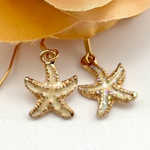 Starfish Ocean Theme Dangle Earrings