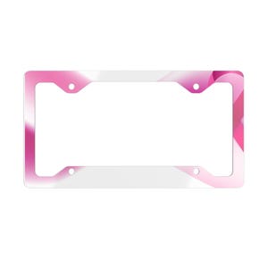 Cornice per targa in metallo - Cancro al seno rosa