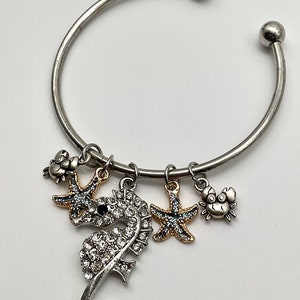 Ocean Theme Star Fish and Sea Horse Beach Summer Bracelet - Pandora