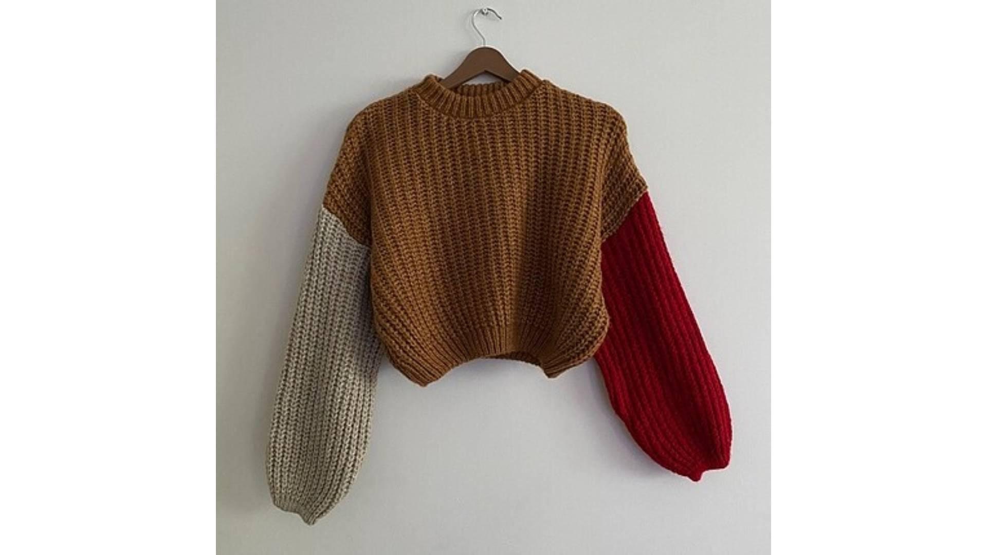 Ameri VINTAGE - Ameri VINTAGE ASYMMETRY KNOT SLEEVE KNITの