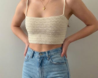 Alia Top Crochet Pattern, Easy Beginner Friendly DIY PDF,