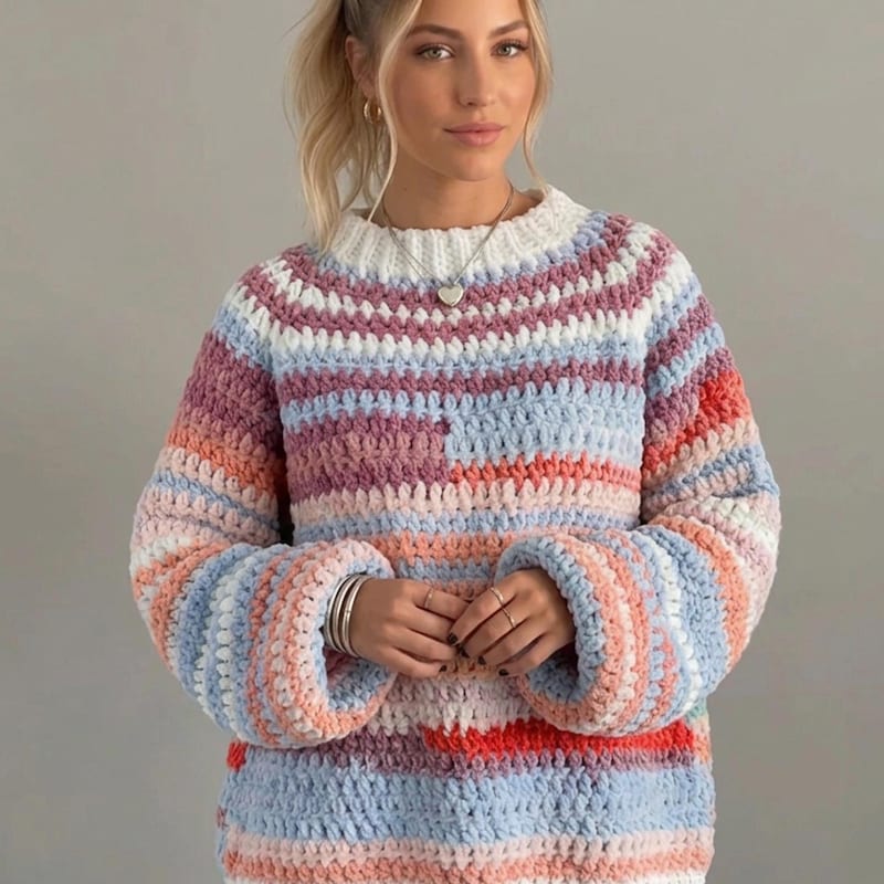 Crochet Sweater Bulky 5 - Etsy UK