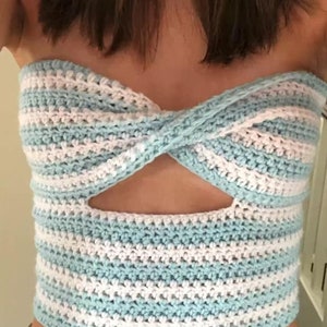 Crochet Twisted Top Pattern PDF, Summer Top Crochet Pattern PDF, DIY Top image 7