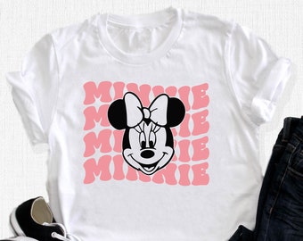 Minnie Mouse Shirt, Disneyworld T-Shirt, Disney Mouse Tee, Minnie Birthday Gifts, Disneyworld Outfit, Gifts for Friends, Family Trip Apparel