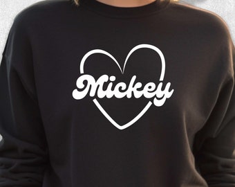 Mickey Sweatshirt, Disneyland Sweatshirt, Disney Sweatshirt, Disneyland Mickey, Disneyland Sweatshirt Women, Disney Matching Family Sweater
