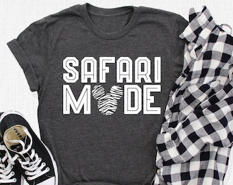 Camiseta Safari Mode, Camiseta Mickey Safari, Camiseta Animal Kingdom, Camiseta Hakuna Matata, Camiseta Disney Trip, Camiseta Mickey Head Zebra, Regalo para Viajeros del Mundo