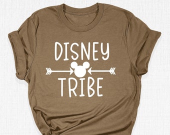 Disney Tribe Shirts, Mickey Head Outfit, Disney Vacation Trip, Disney Family Shirt, Mickey Mouse Arrow Tee, Disney Trip Shirt, Adults Shirt