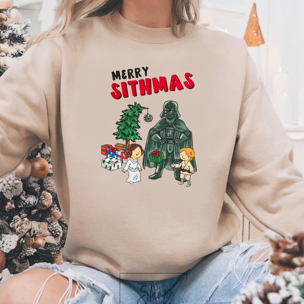 Christmas Sweatshirt, Disney Sweatshirts, Merry Sithmas Sweatshirt, Merry Christmas Sweatshirt, Star Wars Sweatshirt, Christmas Gift Iconictees