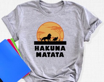 Camisa Hakuna Matata, Hakuna Matata, Camisa Disney Animal Kingdom, Camisa de viaje de Disney, Camisa de vacaciones de Disney