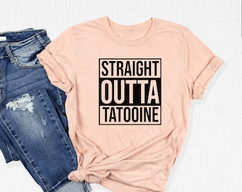 Straight Outta Tatooine Shirt, Disneyland Trip Outfit, Disneyland Tshirt, Cute Tatooine Shirt, Disney Vacation Shirt, Disney Shirt