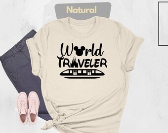 World Traveler Shirt, Mickey Ears, Disney Mouse Shirt, Disney Family Shirt, Walt Disney T-Shirt, Disney Trip Shirt, Disney Vacation Tee