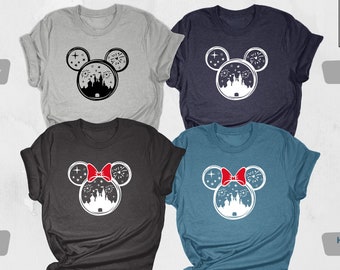 Mickey Minnie Head Shirt, Disney Couple Outfit, Disney Matching Shirt, Disney Couple Tshirts, Minnie Ears Shirt, Minnie Mouse Shirt