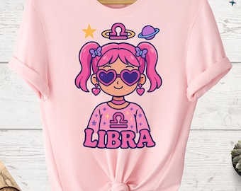 Libra Girl Shirt, Libra Shirt, Libra Zodiac Sign Tshirt, Libra Sign T-shirt, October Birthday, Libra Horoscope, Zodiac Gift
