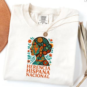 Comfort Colors® Hispanic Heritage Shirt, Cultural Pride Tee, Herencia Hispana Nacional, Latina Shirt, Latino Pride Tee, Spanish Heritage