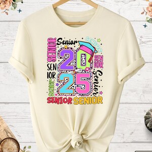 Senior 2025 T-Shirt, Graduation 2025 Shirt, Graduation Gift, Cool Graduation Shirt, High School Graduation Tee, Trendy Graduation Shirt