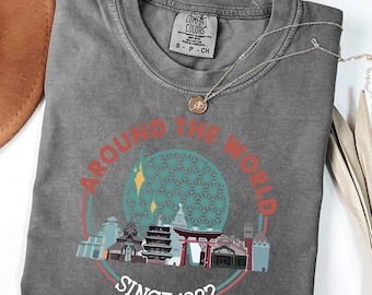 Comfort Colors Disney Epcot World Tour Shirt, Epcot Center Shirt, Epcot Since 1982 Shirt, Epcot World Shirt, Family Trip Shirt, 1982 T-Shirt