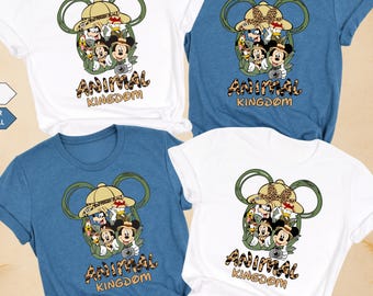 Disney Animal Kingdom Matching Shirts, Safari Park Day Tee, Wild Adventure Outfit, Mickey and Minnie Shirt, Jungle Tee, Family Vacation Tee