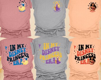 T-shirt assorti Princesse Disney réversible, T-shirt Meilleures Amies, T-shirt Voyage Disney réversible, T-shirt Vacances, T-shirt Magique pour Meilleures Amies, T-shirt Bande de Filles