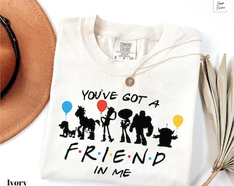 Comfort Colors Toy Story You’ve Got A Friend In Me Tee, Toy Story Characters T-shirt, Toy Story Friend shirt, Disney toy story friends Tee