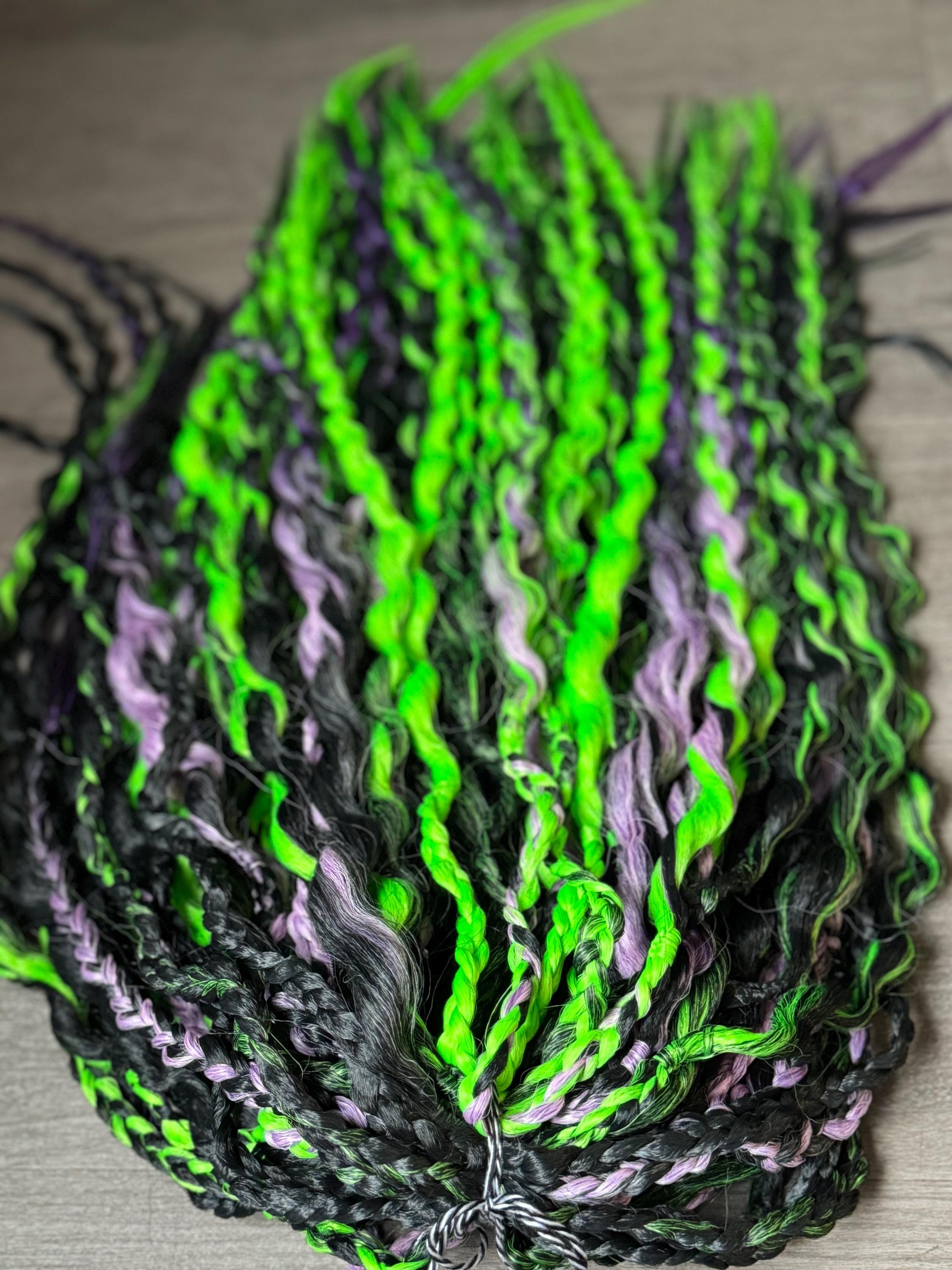 Neon Green Dreads - Etsy display picture 2