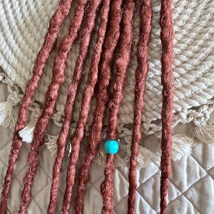 Cowboy Copper Single ended crochet boho dreads