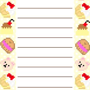 Cake Note Template - Etsy