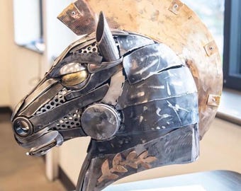 Arlo the Industrial Horse Bust