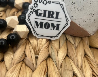 Girl mom sticker - waterproof