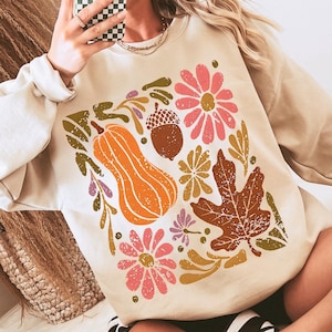Leopard Pink Pumpkin Png, Boho Floral Fall Png, Retro Fall Png, Autumn Vibes Png, Pumpkin Season Png, Leopard Pumpkin Png, Fall Sublimation