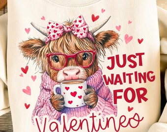 Highland Cow png,San Valentino png Disegni di San Valentino Sublimazione di San Valentino Coquette Tendenza png Girly Valentine Funny Valentines Png