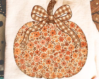 Retro Grunge Chinoiserie Pumpkin png, Floral Fall png, Floral Halloween Fall Pumpkin png, Toile Pumpkin png, Fall Sublimation