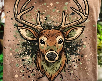 Hunting Season Png, Deer Antler Shirt Design, Camo Bow Png, Fall Country Png, Brushstroke Png, Outdoor Sublimation, Rustic Western Png