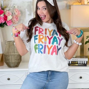 Friday Svg Mom Life Svg Retro Teacher Png Happy Friyay Png Friday Png Teacher Appreciation Svg Happy Fri-Yay Svg Tgif Svg image 2