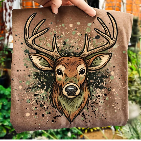Hunting Season Png, Deer Antler Shirt Design, Camo Bow Png, Fall Country Png, Brushstroke Png, Outdoor Sublimation, Rustic Western Png
