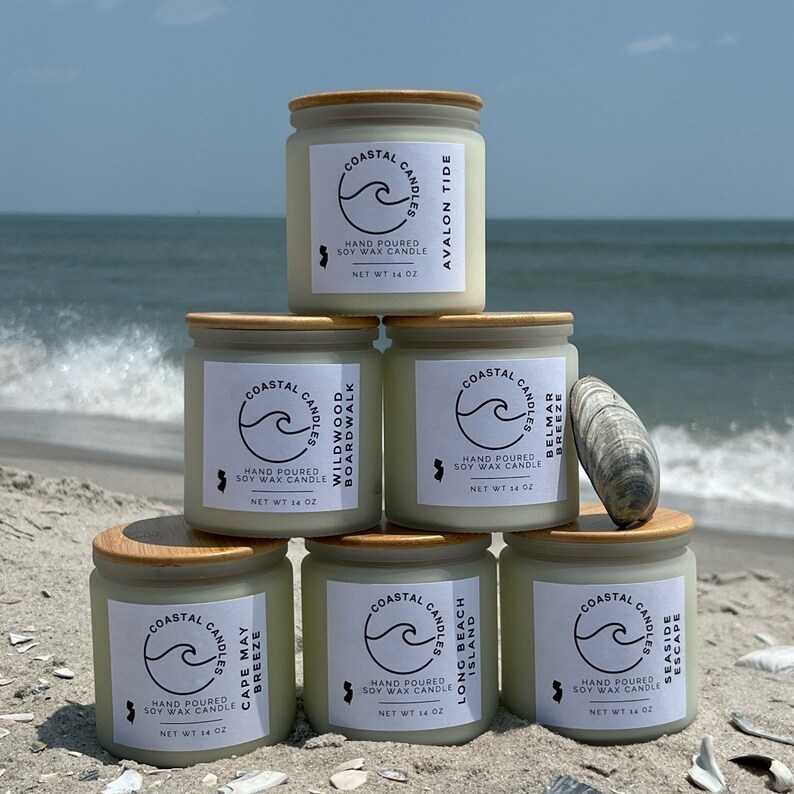 Wildwood Boardwalk Citrus Teak Coastal Candle Eco-Friendly Sustainable Soy Wax Grapefruit & Orange Uplifting Aromatherapy Natural Home Aroma image 6