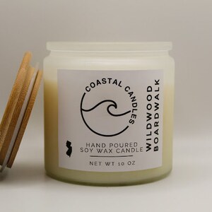 Wildwood Boardwalk Citrus Teak Coastal Candle Eco-Friendly Sustainable Soy Wax Grapefruit & Orange Uplifting Aromatherapy Natural Home Aroma image 3